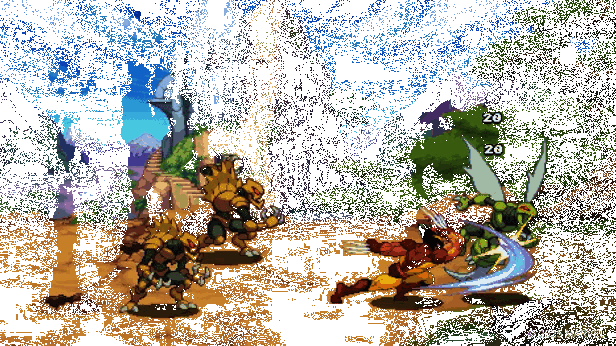 游戏复古艺术风格画面