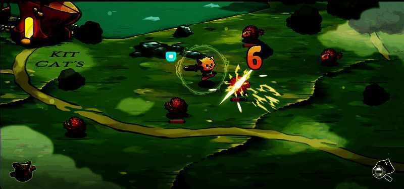 《猫咪斗恶龙》游戏画面