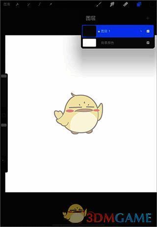 图层锁定后的界面