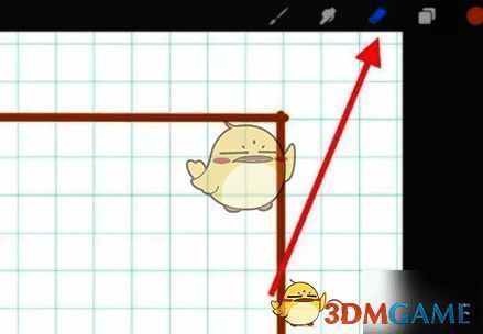 选择橡皮擦工具界面