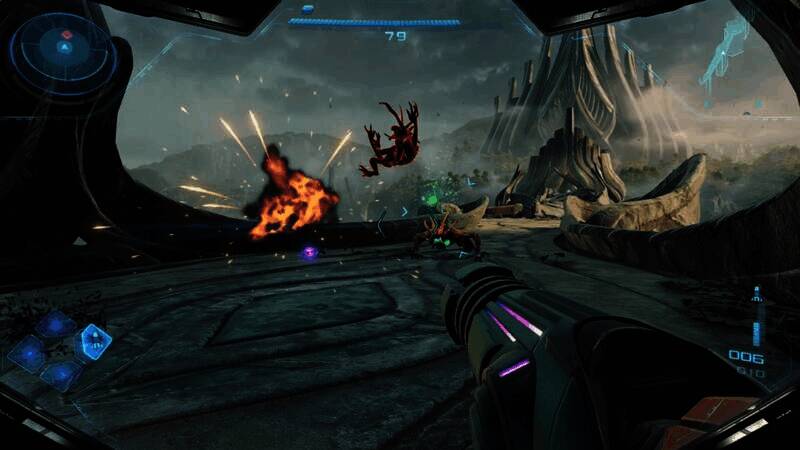 《银河战士Prime 4:Beyond》游戏截图中的维罗斯星球场景