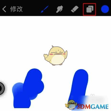 点击右上角图层按钮的界面图