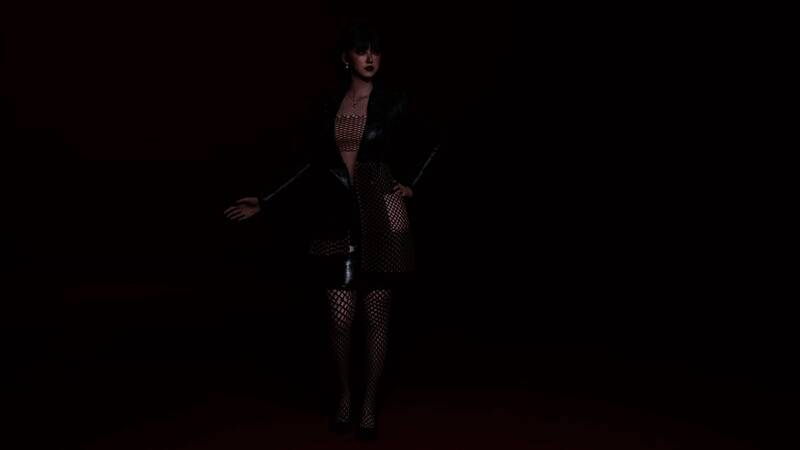 inZOI皮衣渔网袜服装使用教程图2