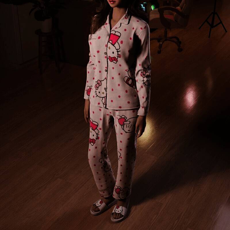 《inZOI》凯蒂猫睡衣使用教程图3