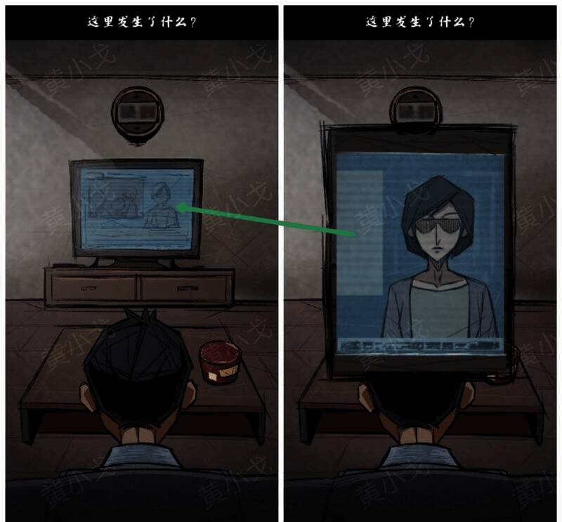 《人间诡视》电视新闻画面