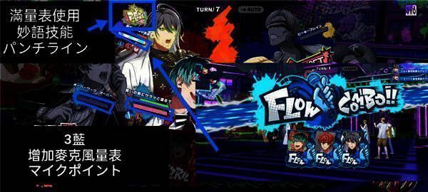 Flow风格技能发动画面