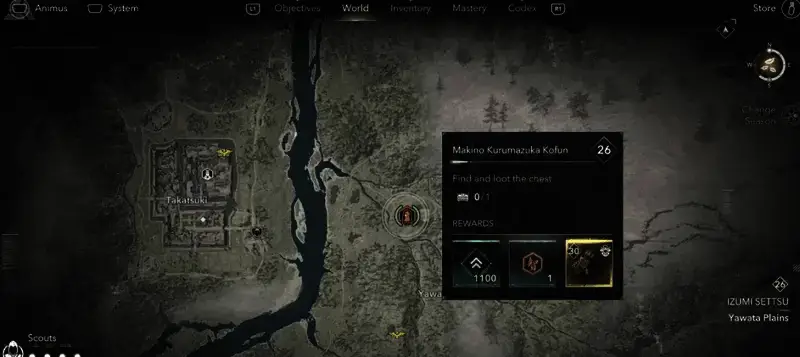 牧野车冢古坟位置图