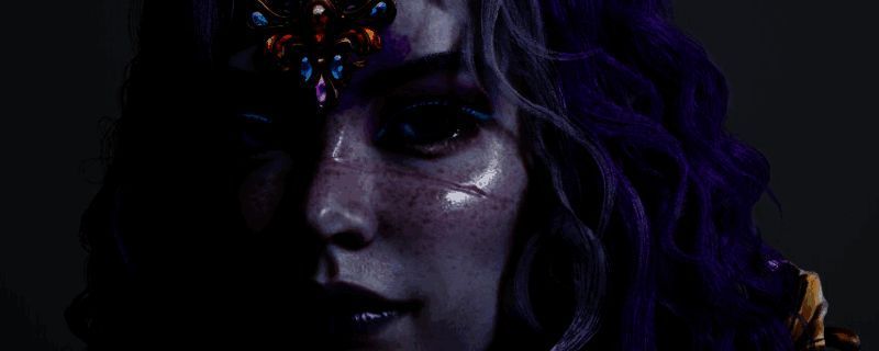 inZOI紫发古神捏脸示例图片