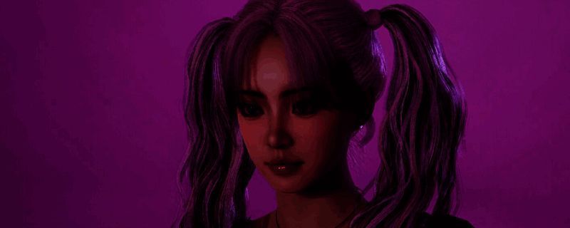 inZOI粉头发双马尾美女捏脸示例图