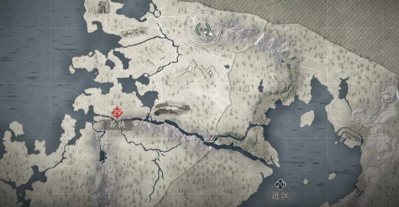 破国获取位置相关地图画面