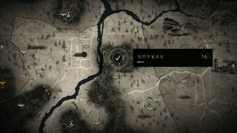 《刺客信条：影》中喋血获取地点详细位置图