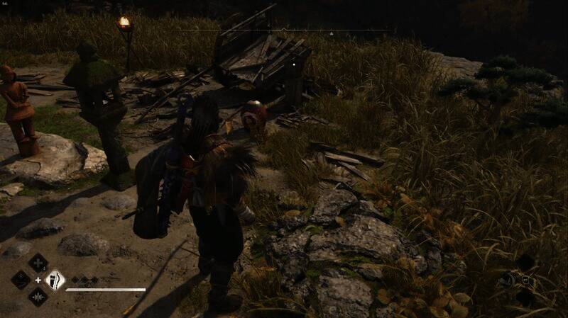 《刺客信条：影》中坟墓内的场景图