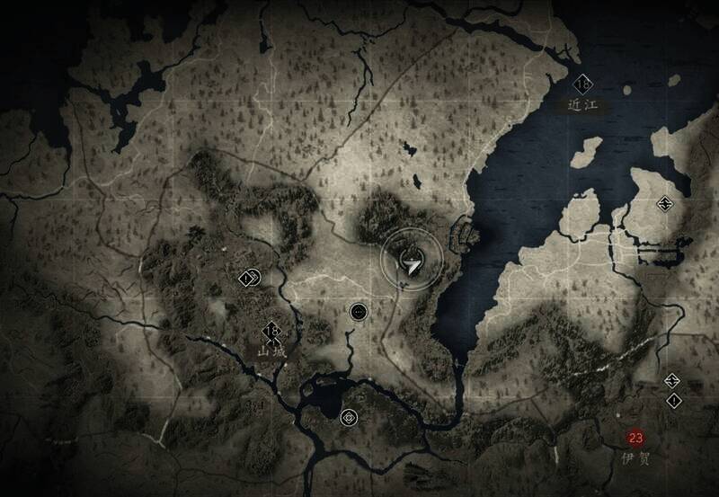 《刺客信条:影》毒柱可能位置图