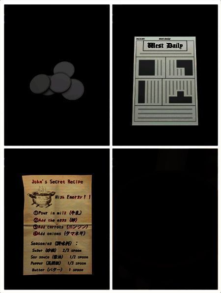 游戏中得到报纸的画面