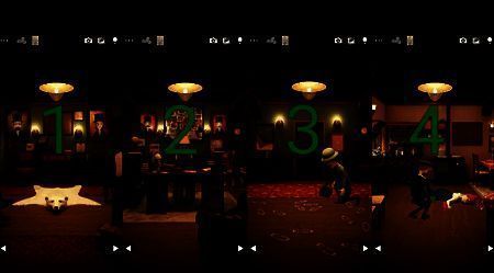 游戏场景翻转标记画面