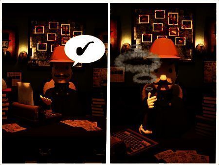 游戏中得到烟圈提示的画面