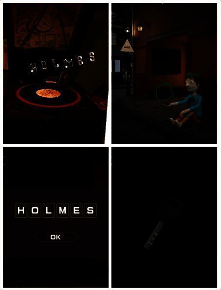 游戏中得到字母提示的画面