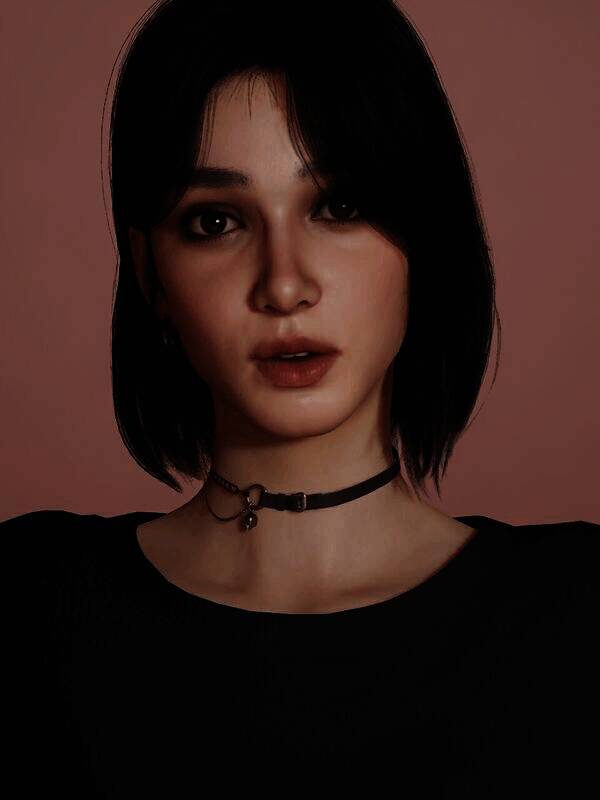 inZOI黑短发美女捏脸示例图5