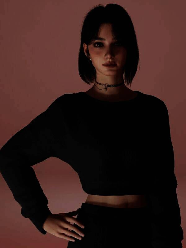 inZOI黑短发美女捏脸示例图7