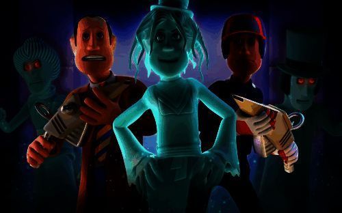 《双点系列》游戏中无厘头场景示例