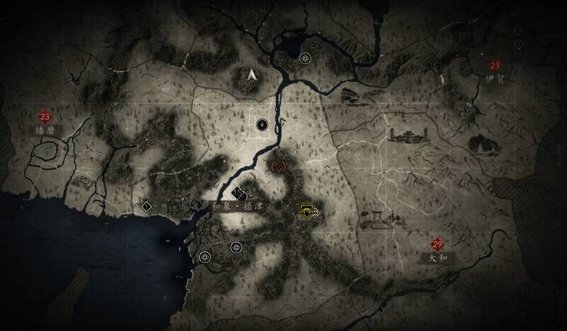 伊贺之瞑具体位置二号标点示意