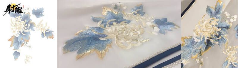 《射雕》服装材质渲染效果展示