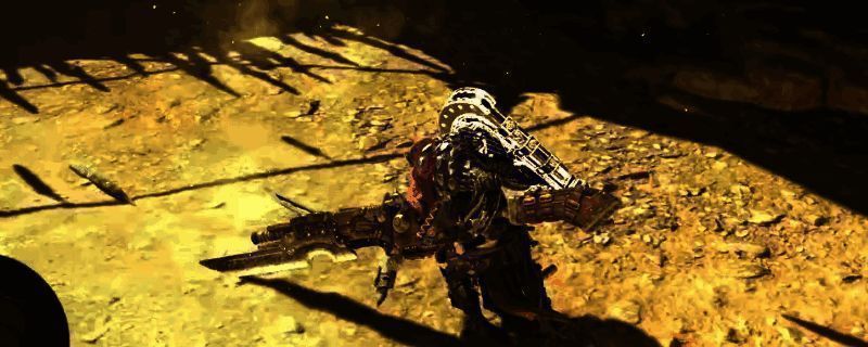 《怪物猎人：荒野》铳枪战斗画面