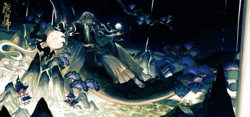 不见岳专属插画凭峦揽月