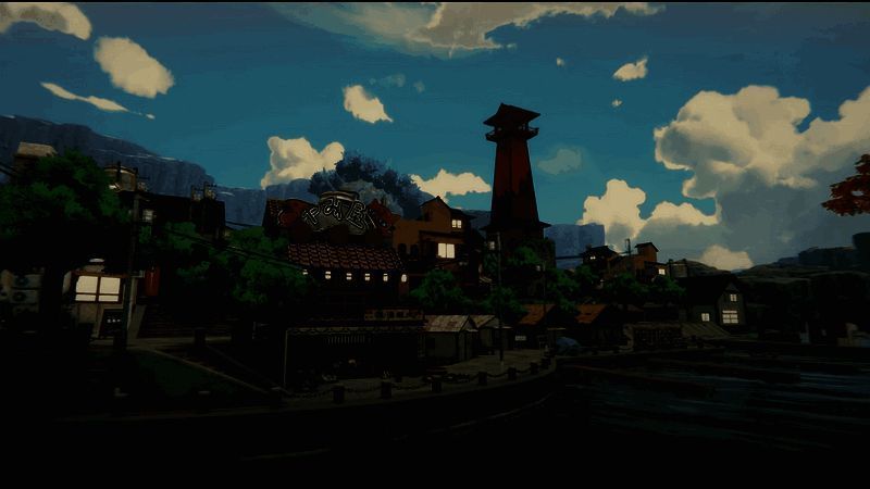 《青岚物语》小镇建设相关画面