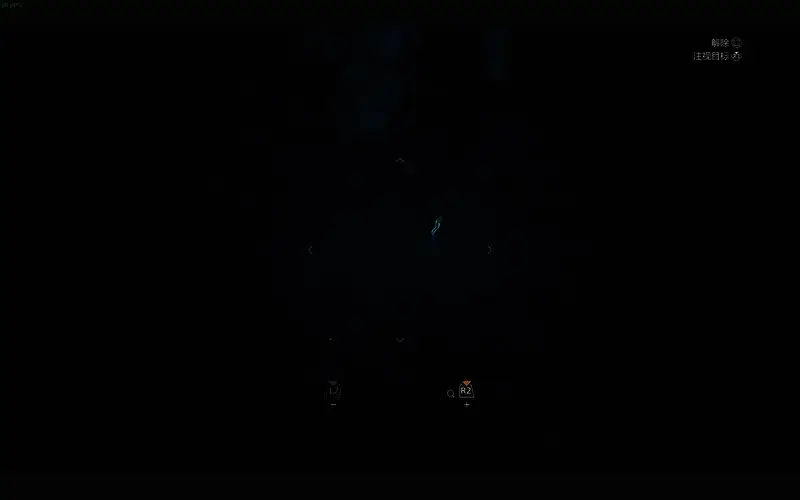 《怪物猎人：荒野》绯红森林8区洞窟湖帐篷后方墙壁画面