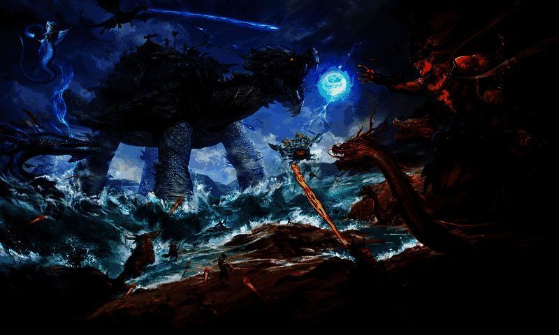 《妄想山海》霸下相关画面