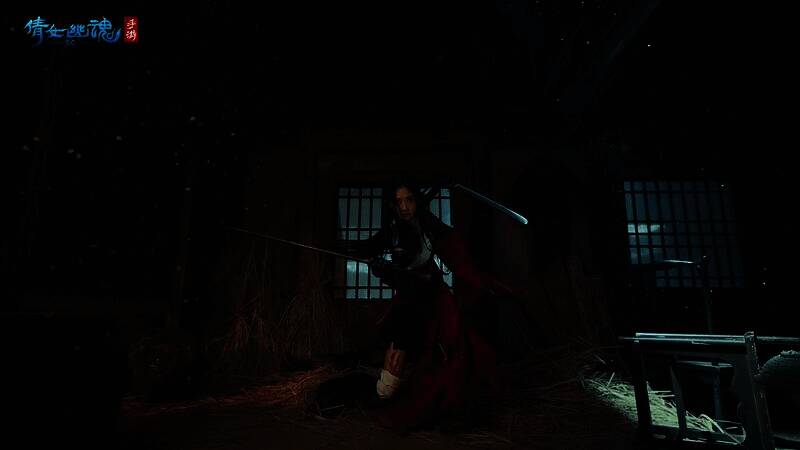 女战狂与山贼对峙画面