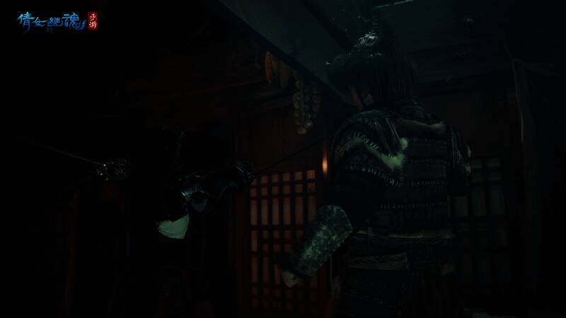 女战狂战胜山贼画面