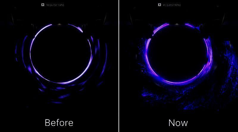 黑洞前后对比图