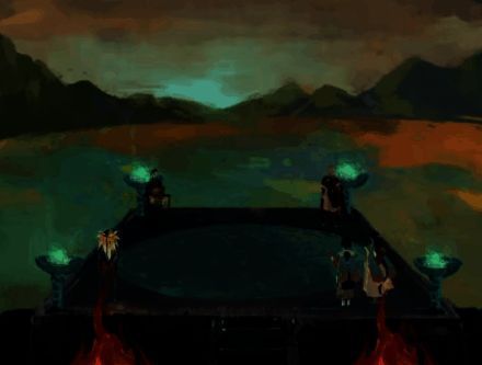 祭坛物品摆放场景图