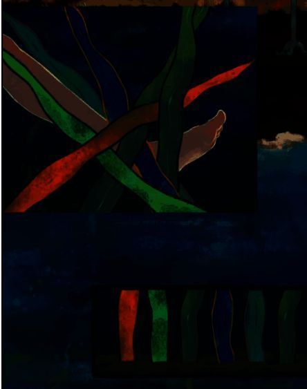 刀子走迷宫及水草解谜场景图