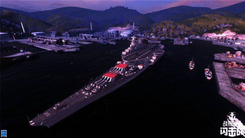 《战舰世界闪击战》M 系航空战列舰专属涂装展示图