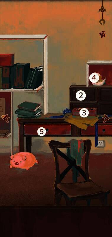 柜子里获取物品画面