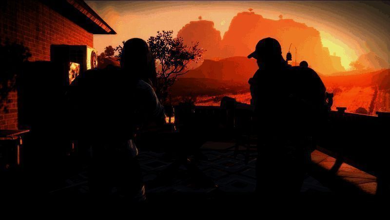 《七日世界》家园不同风格画面