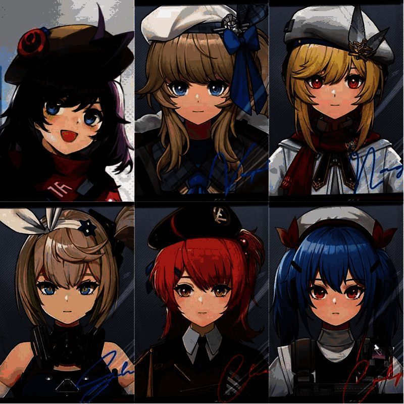 《少女前线 2:追放》萝莉角色集体形象图片