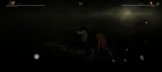 王也与诸葛青近身搏斗画面