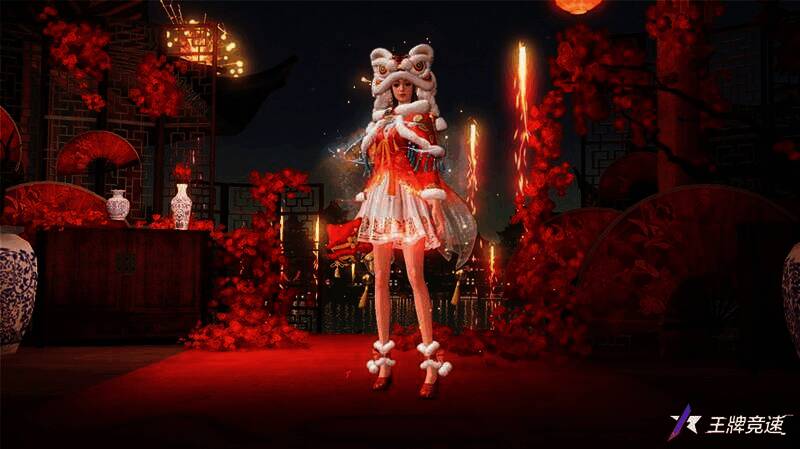 狮虎呈祥时装图