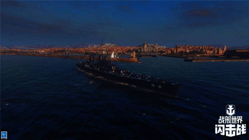 《战舰世界闪击战》黑色哈勒姆战舰画面