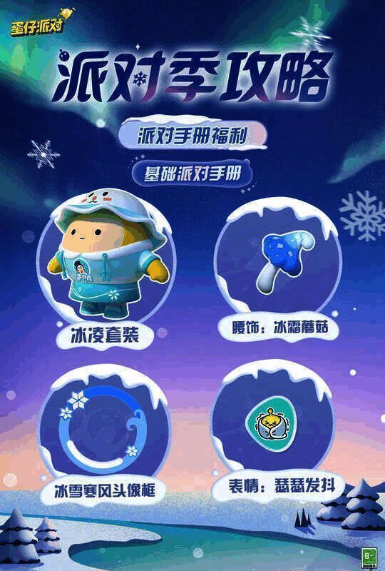 基础派对手册奖励展示图