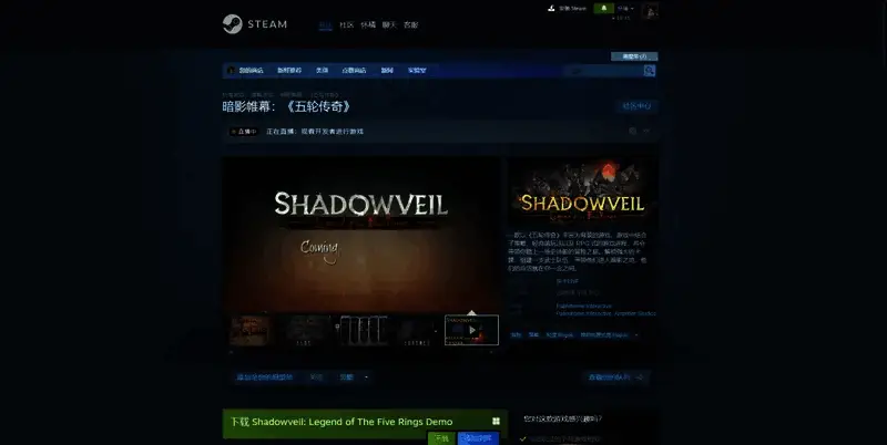 《暗影帷幕:五轮传奇》相关图片3