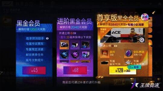 《王牌竞速》S18赛季会员奖励升级说明