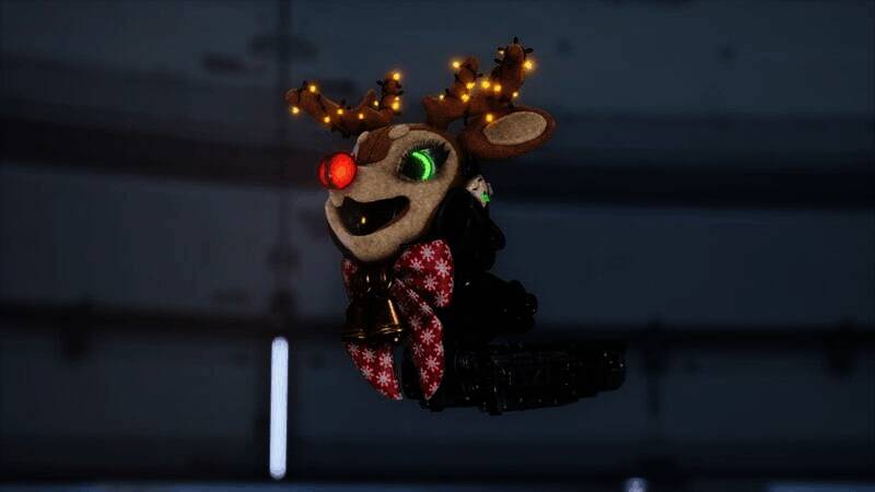 带有鲁道夫外观饰品的无人机