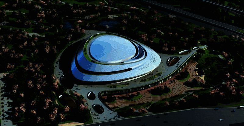 杭州电竞中心外观图