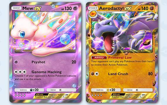 梦幻ex和化石翼龙ex卡面展示