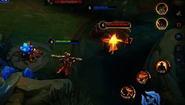 《决胜巅峰》英雄崆第一技能相关图片